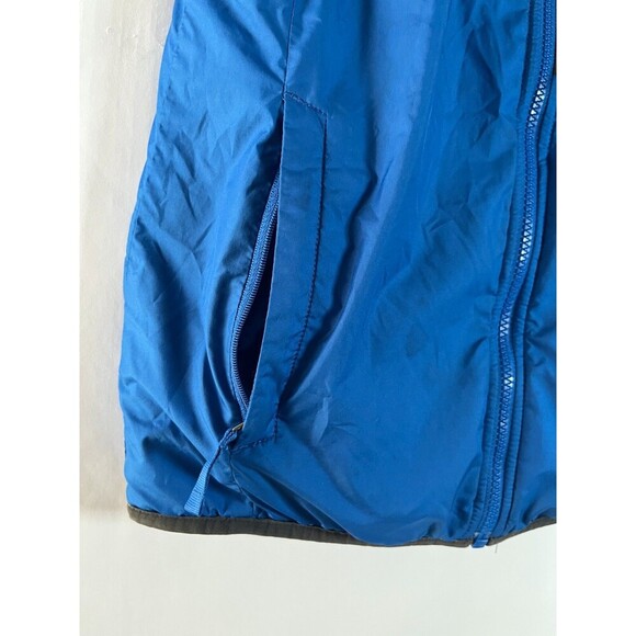 North Face Reversible Vest Medium 10-12 Fleece Lined Blue Gray Gorpcore‎ Camping - Picture 5 of 12